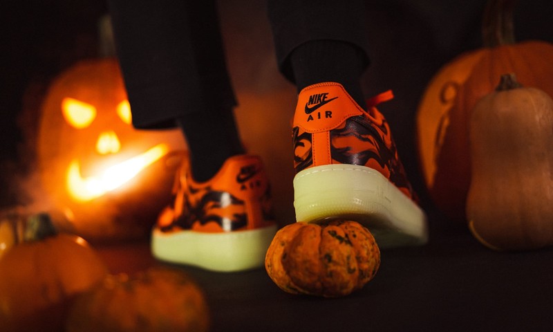 Nike Air Force 1 Orange Skeleton | CU8067-800 | Grailify